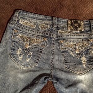 Miss Me Jeans, Signature Slim Boot, Size 31, Med Wash